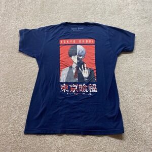 Tokyo Ghoul Kaneki Ken Anime Shirt Mens‎ Medium Crunchyroll Graphic Tee